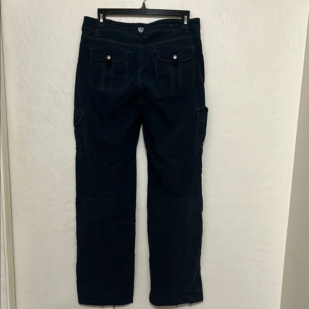 Kuhl Blue Cargo Outdoor Gorpcore Pants Camping Woods Mountains Hiking - Picture 8 of 15
